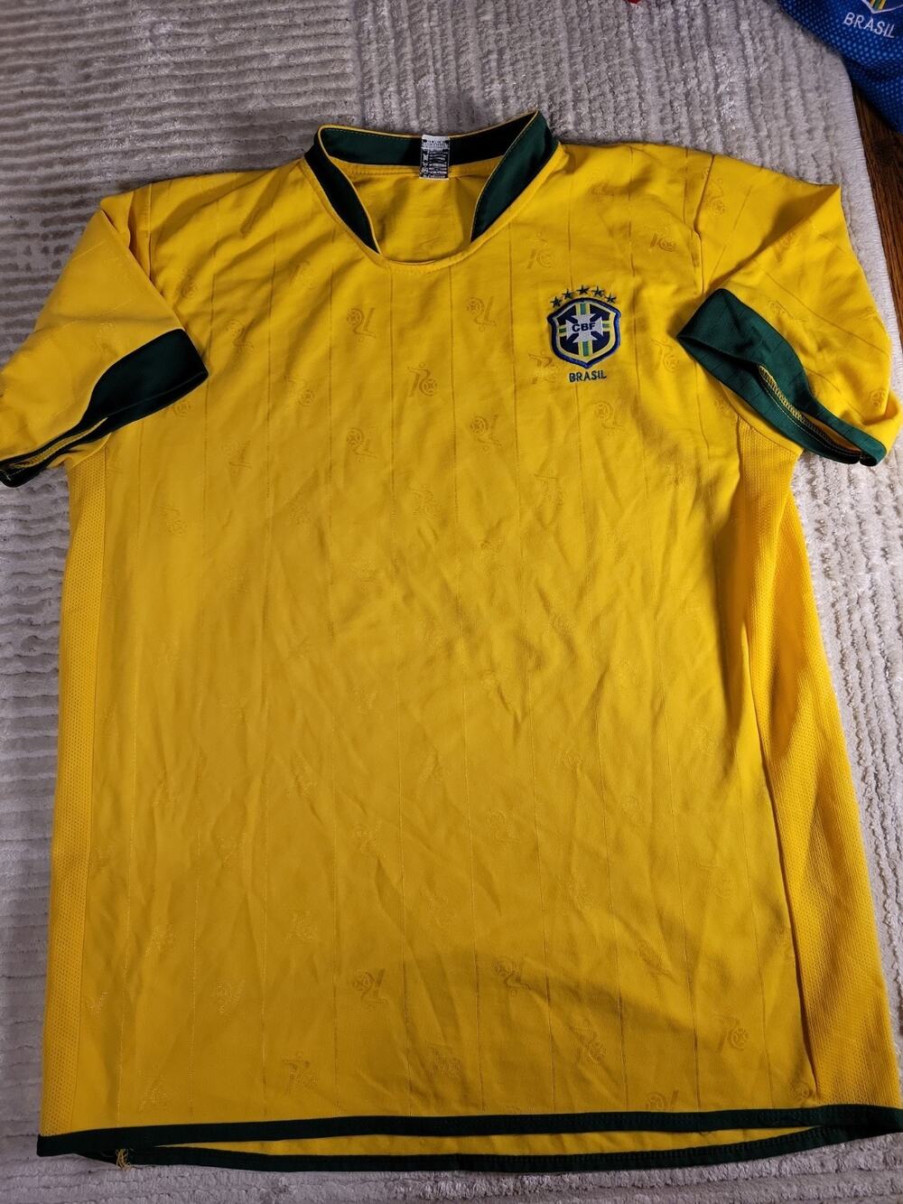 Willi Brasil Soccer Jersey Futbol Mens Size XL Adult Shirt Brazil
